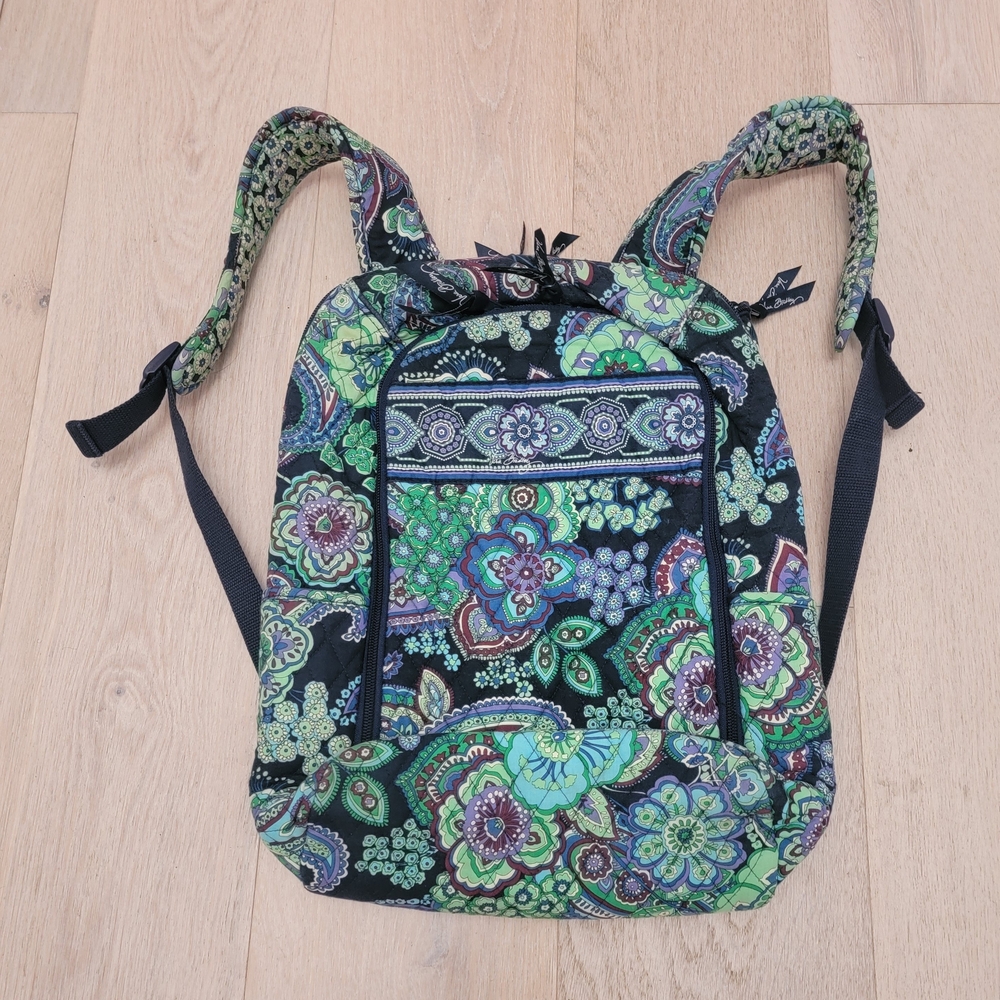 Vera Bradley Laptop Patterned Backpack - image 1